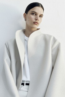 Noah Jacket in Off-White Wool